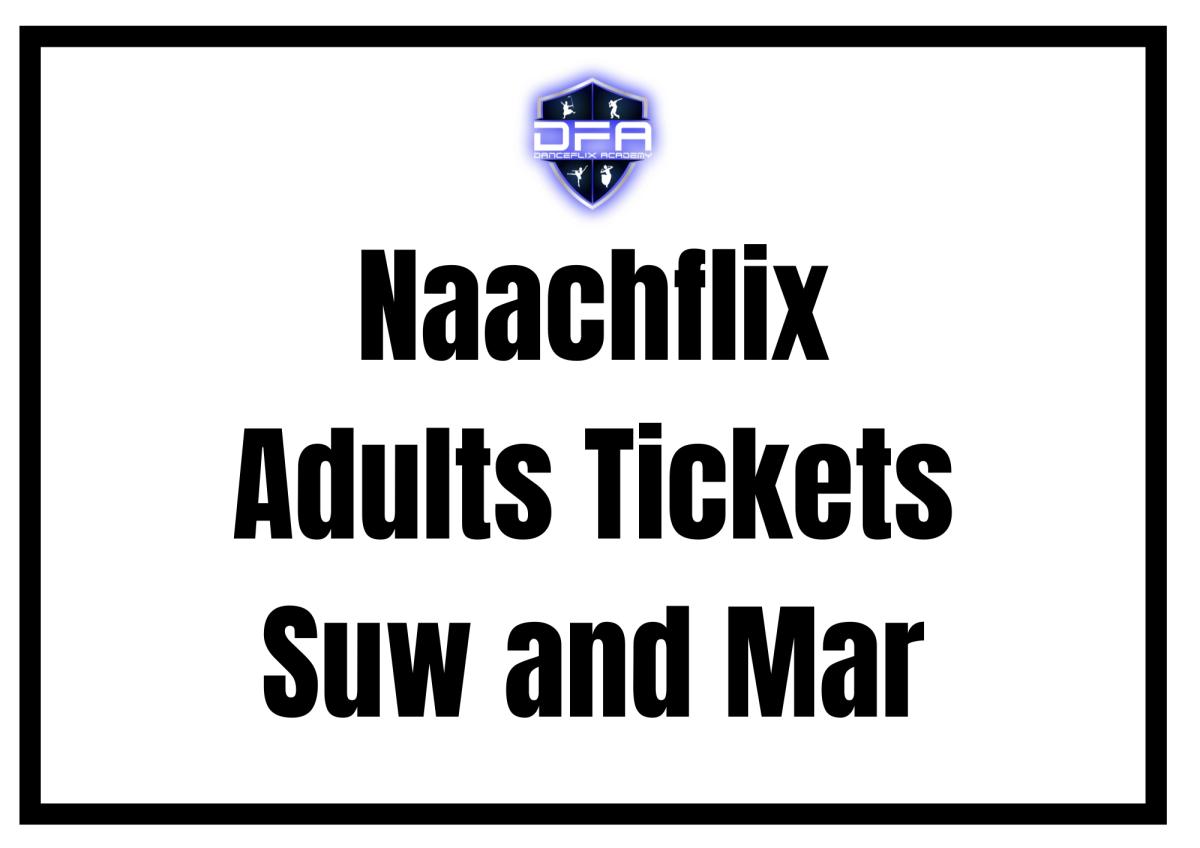 NaachFlix Adult General Ticket (Dec 14th) cover picture