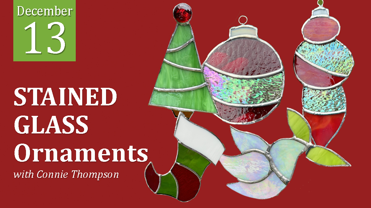 STAINED GLASS: Holiday Ornaments cover picture