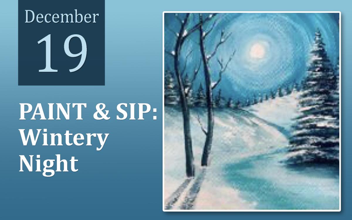 PAINT & SIP: Wintery NIght cover picture