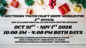 Southern Touch Craft Show Chrismas In Morganton 2nd Annual