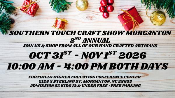Southern Touch Craft Show Chrismas In Morganton 2nd Annual