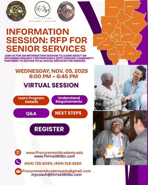 Information Session: RFP for Senior Services