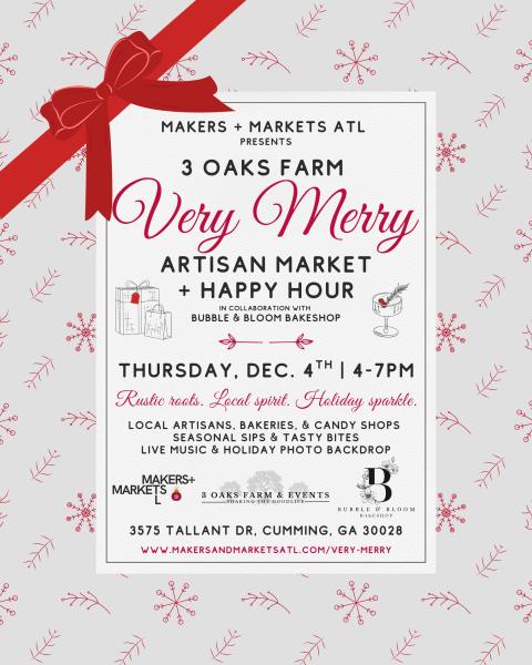 Very Merry Artisan Market + Happy Hour