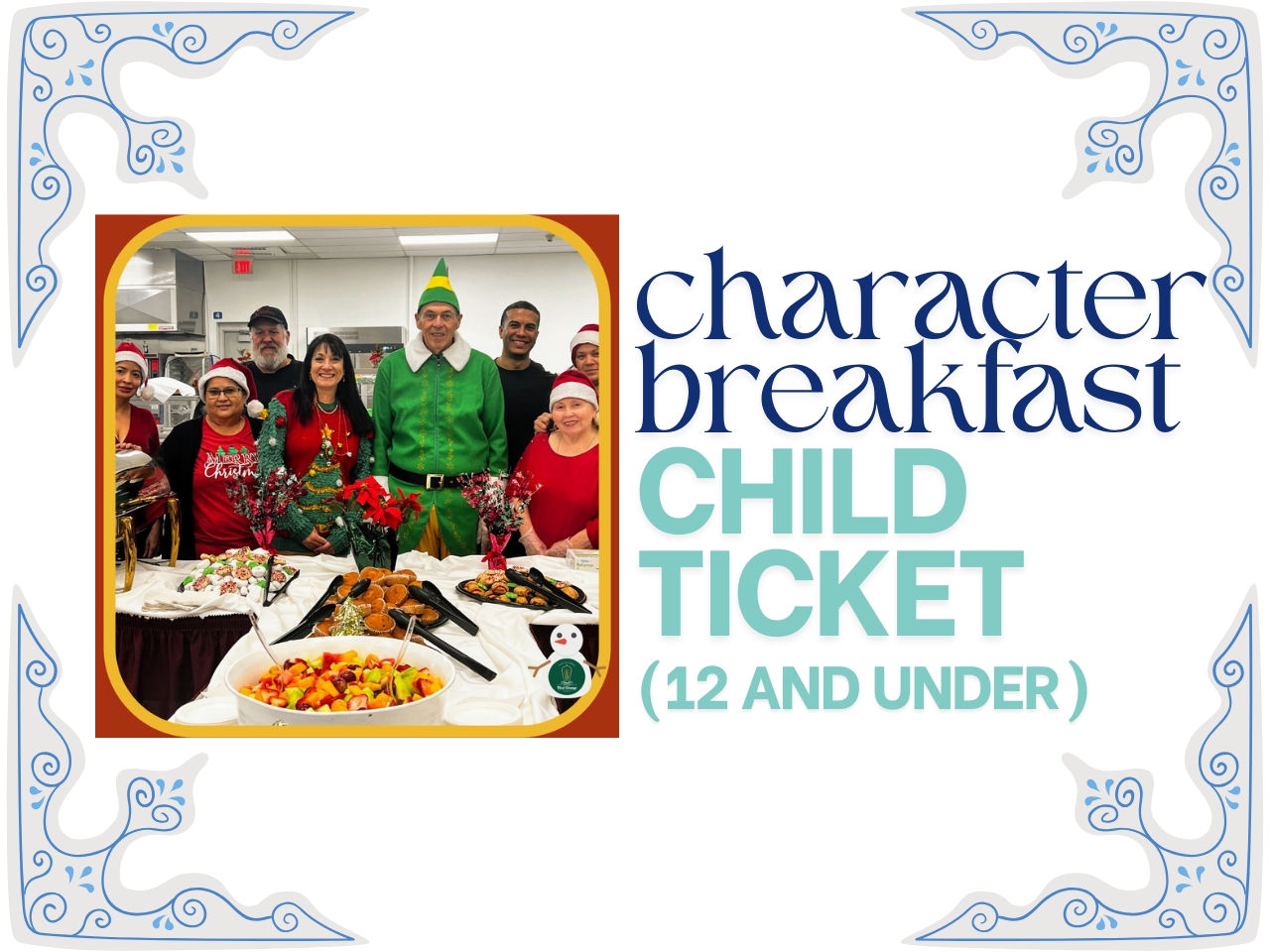 Breakfast with Chrismas Characters - CHILD TICKET cover picture