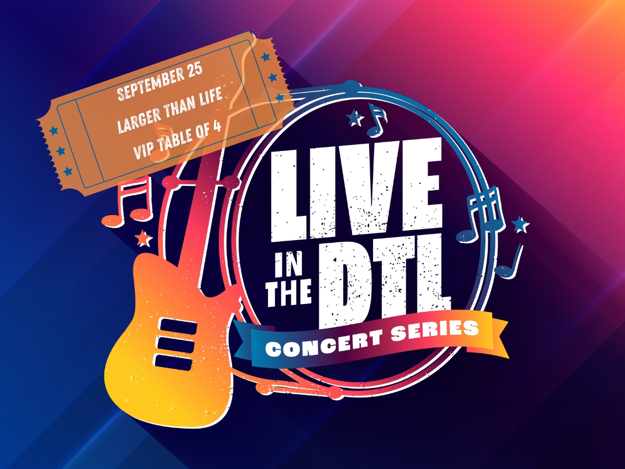 September Concert VIP (Table of 4) Ticket cover picture