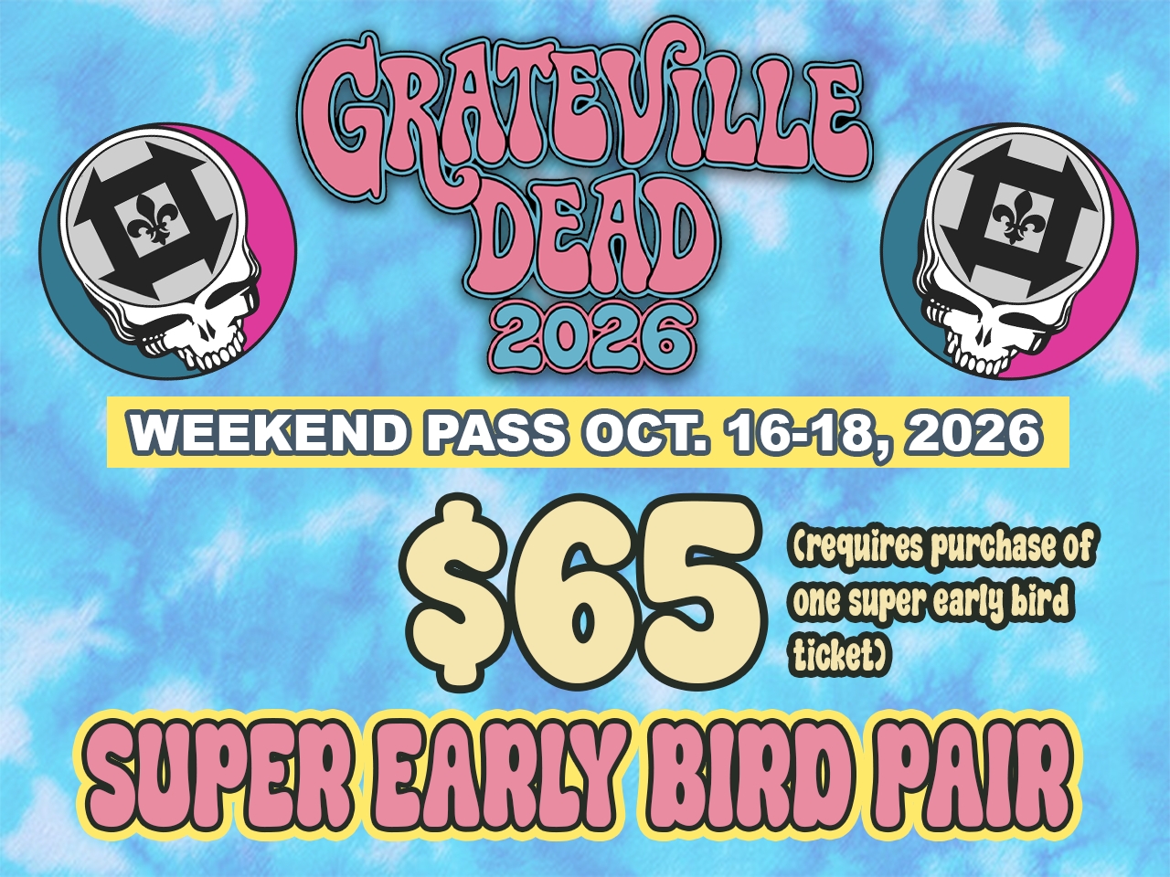 Super Early Bird Weekend Pass (Pair) cover picture