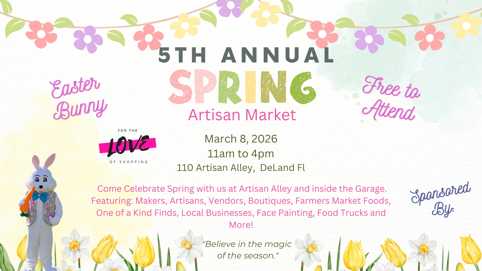5th Annual Spring Artisan Market