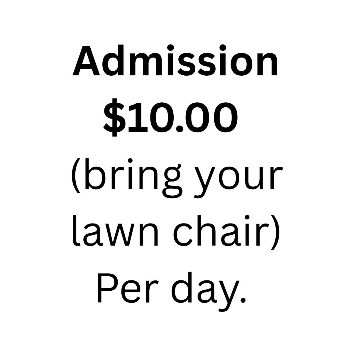 $10.00 General Admission Daily (Good for any day) cover picture