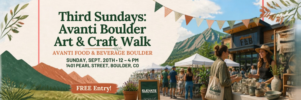 Third Sundays: Avanti Boulder Art & Craft Walk