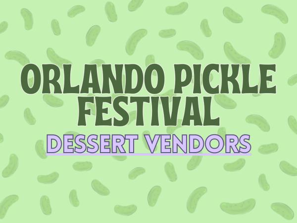Dessert Vendors (Food Trucks/Restaurants/Catering Companies etc)