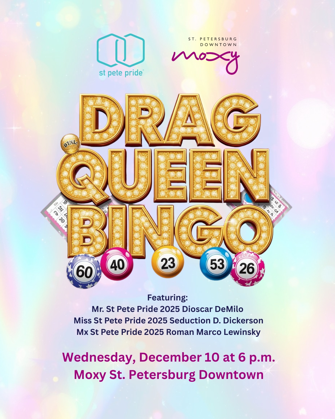 Drag Queen Bingo at the Moxy
