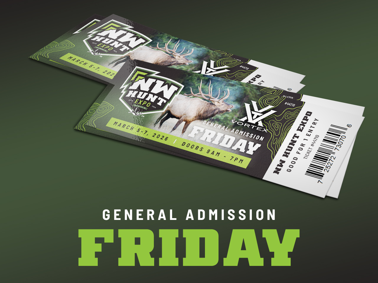 Friday March 6, 2026 - General Admission  | 2:00pm - 7:00pm cover picture