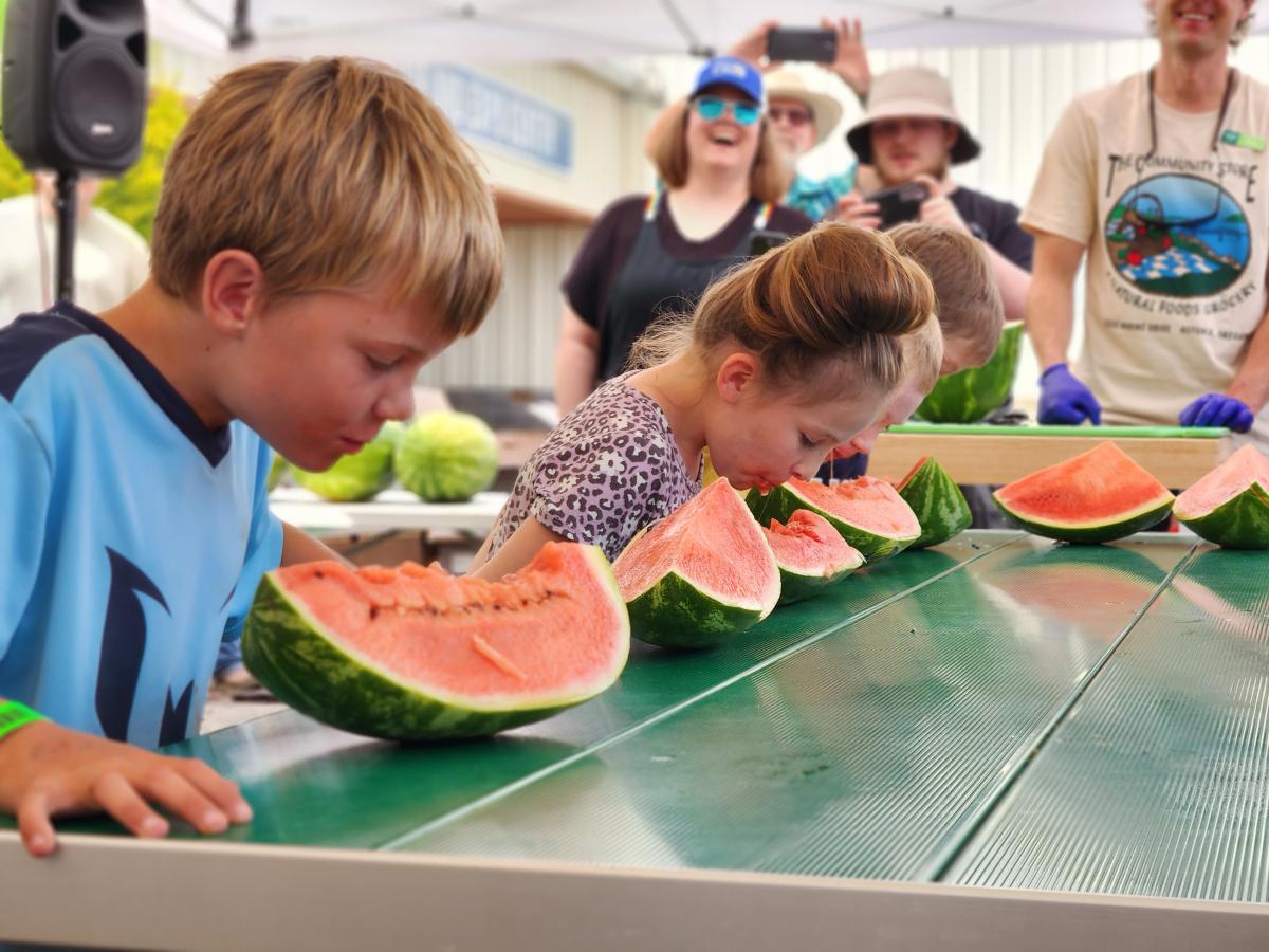 United Way Watermelon Eating Contest