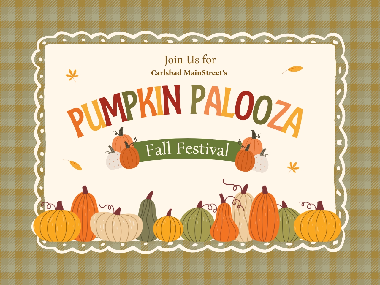 Carlsbad MainStreet Pumpkin Palooza Fall Festival