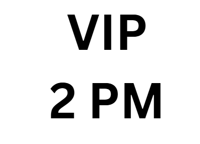 VIP Ticket - Saturday 2 PM cover picture