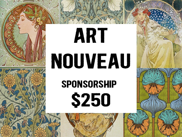 Art Nouveau Sponsorship