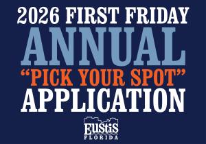 2026  FIRST FRIDAY Annual Application, PICK YOUR SPOT