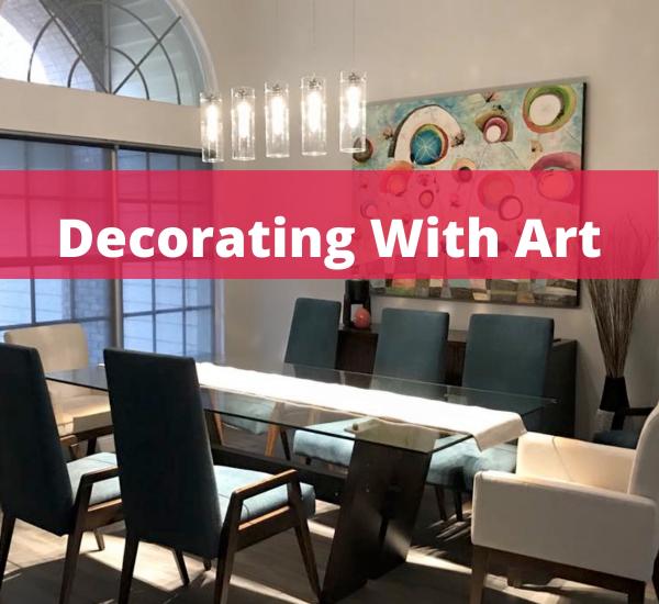Decorating with art videos