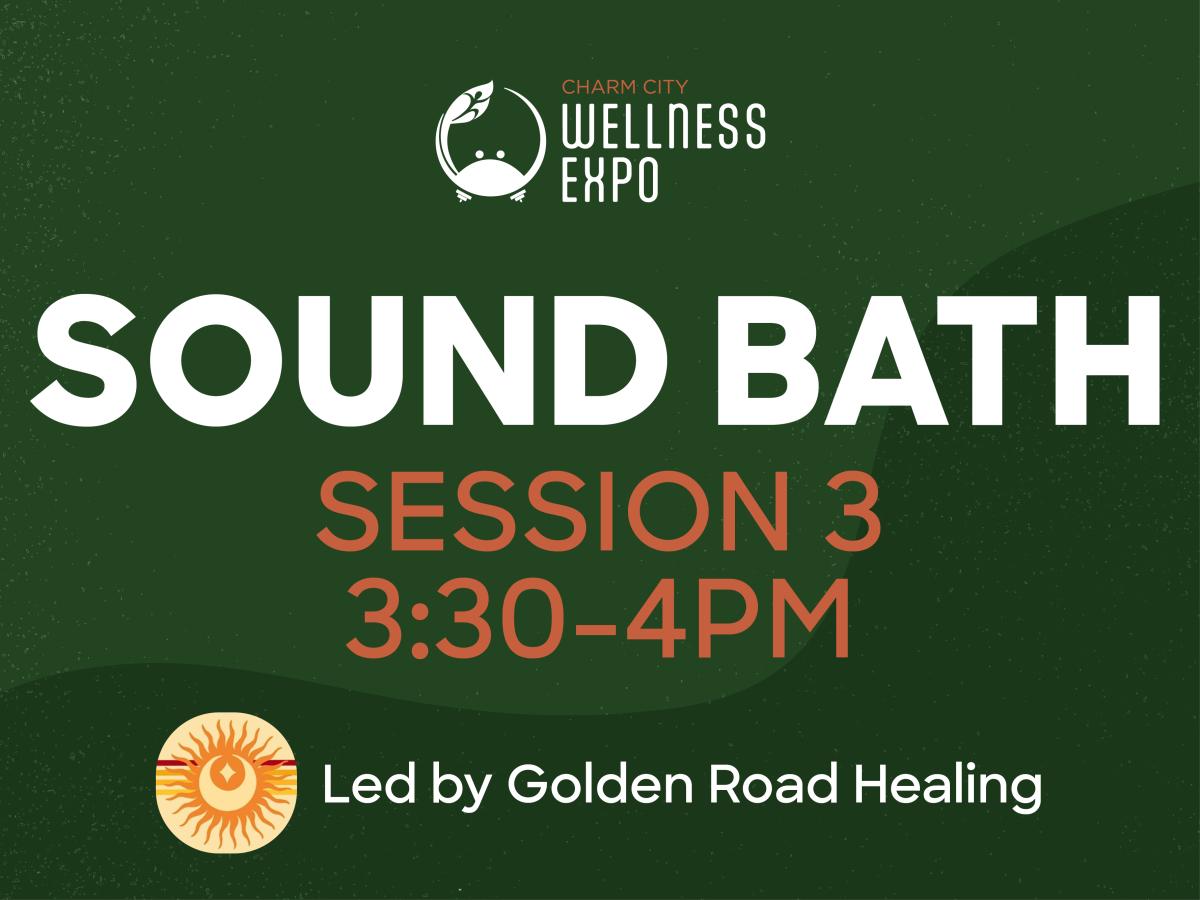 Sound Bath w/ Golden Road Healing Session 3 (3:30pm-4:00pm) cover picture