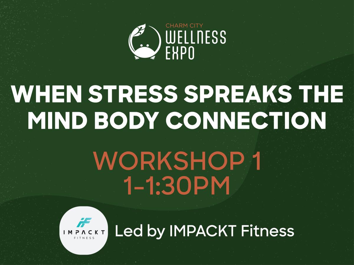 Workshop 1: When Stress Spreaks The Mind Body Connection cover picture