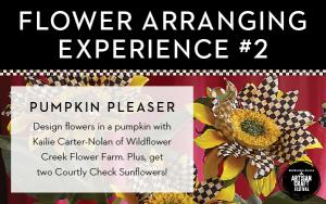 Pumpkin Flower Arrangement Experience - 10/2 1:00PM-2:00PM cover picture
