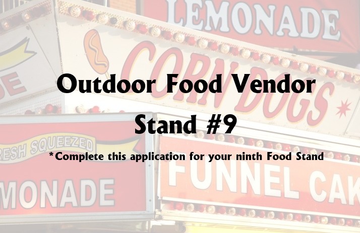Outdoor Food Vendors - Stand #9
