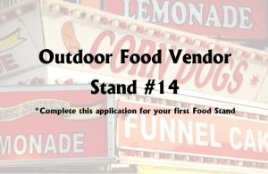Outdoor Food Vendors - Stand #14
