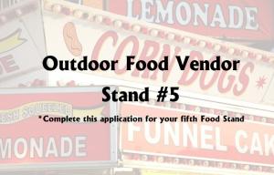 Outdoor Food Vendors - Stand #5