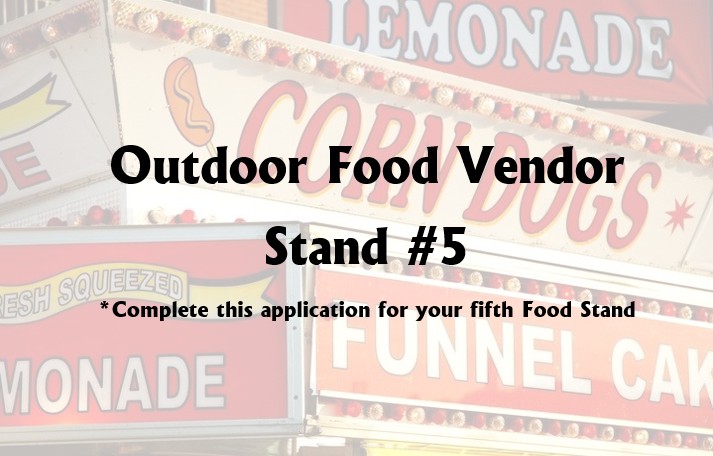 Outdoor Food Vendors - Stand #5