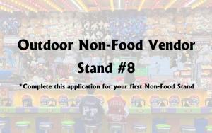 Outdoor  Vendors (Non-Food) #8 Stand