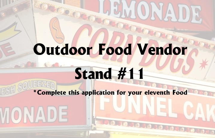 Outdoor Food Vendors - Stand #11