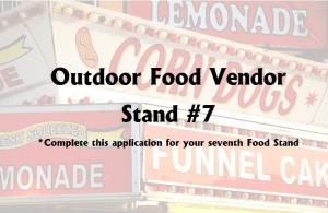 Outdoor Food Vendors - Stand #7