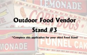 Outdoor Food Vendors - Stand #3