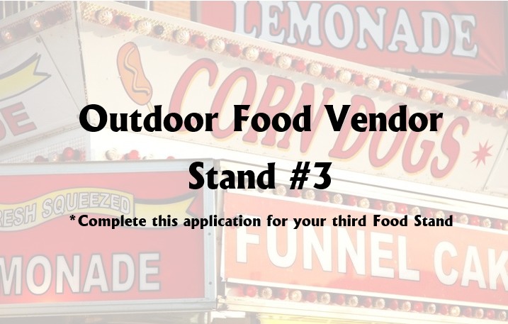 Outdoor Food Vendors - Stand #3