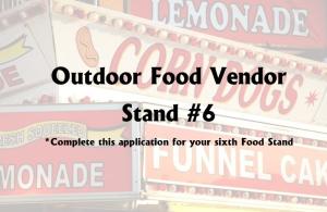 Outdoor Food Vendors - Stand #6