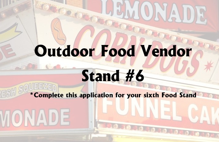 Outdoor Food Vendors - Stand #6