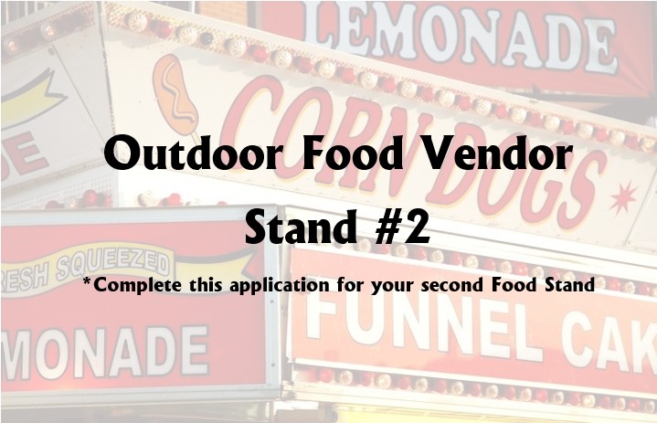 Outdoor Food Vendors - Stand #2
