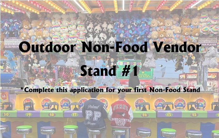 Outdoor  Vendors (Non-Food) #1 Stand