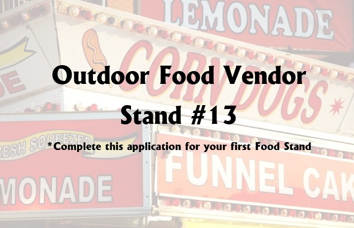 Outdoor Food Vendors - Stand #13