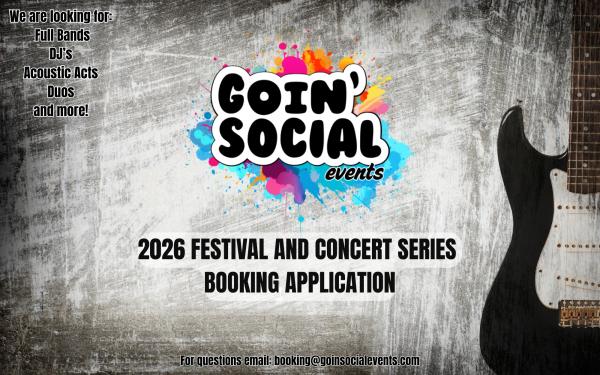 2026 Festival & Concert Series Band, Acoustic, Duo & DJ Booking Application