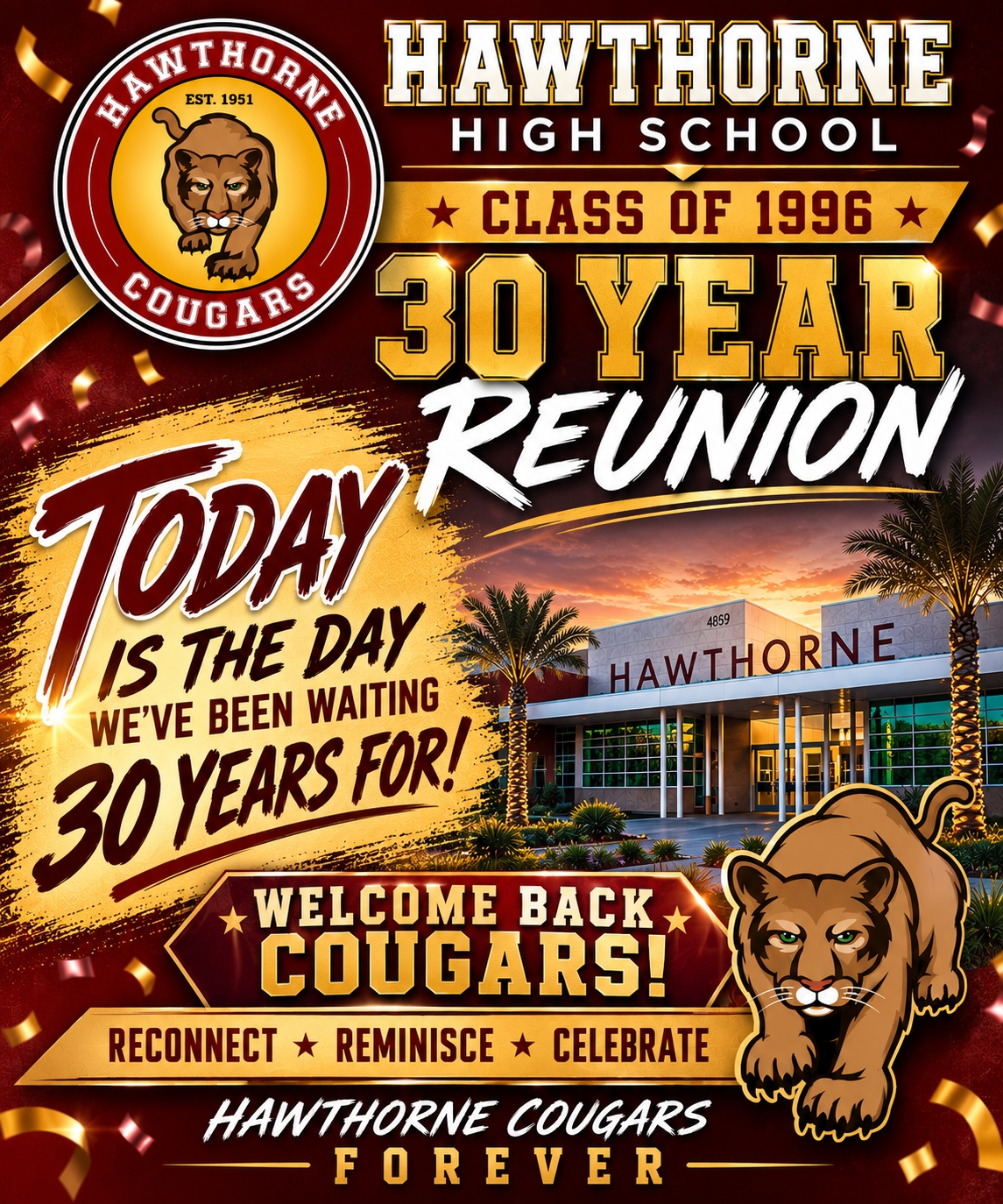 Hawthorne High 30 Year Reunion