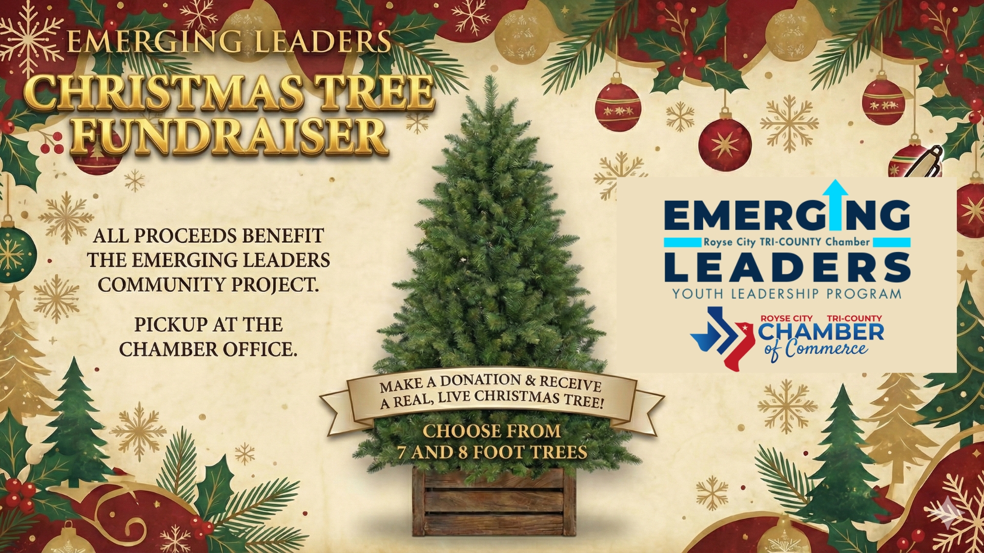 Emerging Leaders Christmas Tree Fundraiser