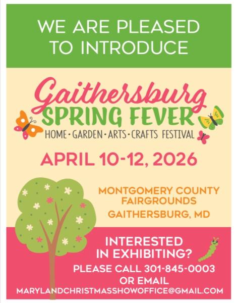 Gaithersburg Spring Fever - April 10, 11 & 12, 2026