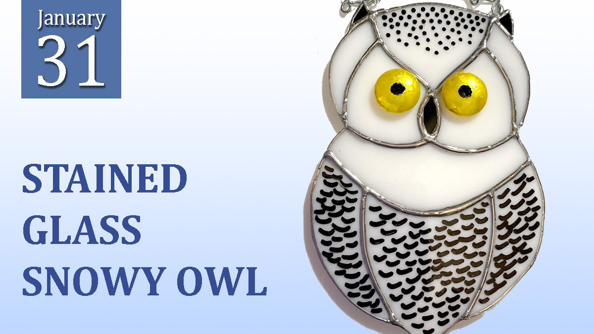 Stained Glass: Snowy Owl cover picture