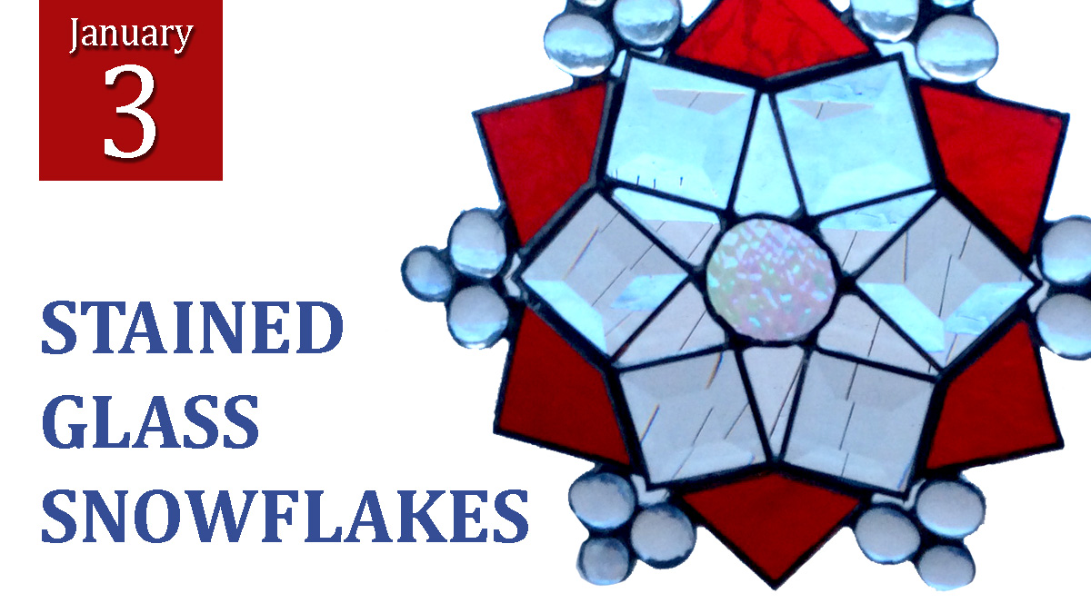 Stained Glass: Snowflakes cover picture