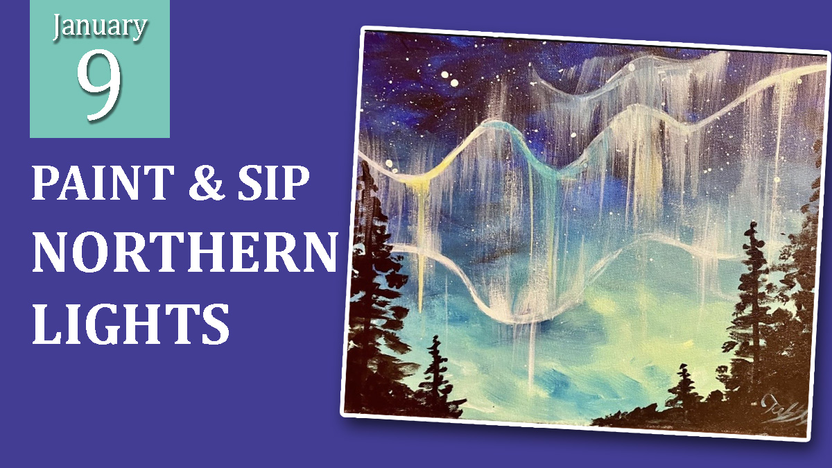 PAINT & SIP: Northern Lights cover picture
