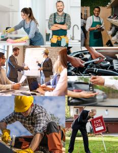 Businesses (i.e. trades, manufacturers, retailers, entrepreneurs)