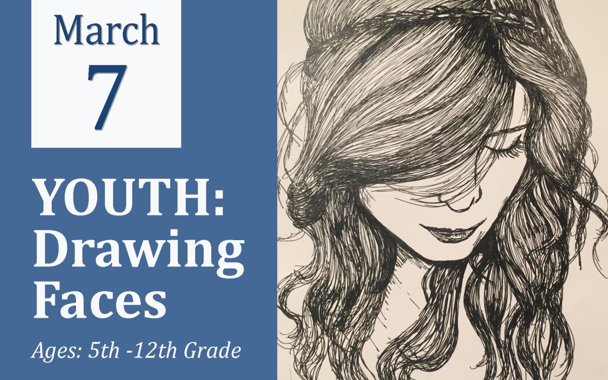 YOUTH: Drawing Faces (5-12 Grades) cover picture