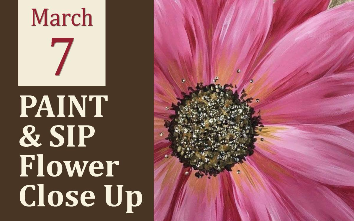 PAINT & SIP: Flower Up Close cover picture