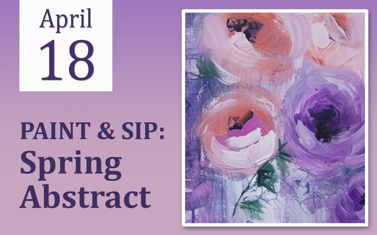 PAINT & SIP: Spring Abstract cover picture